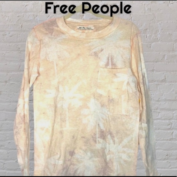 FREE PEOPLE WE THE FREE Mash It Up Scenic Tee XS - Picture 2 of 9
